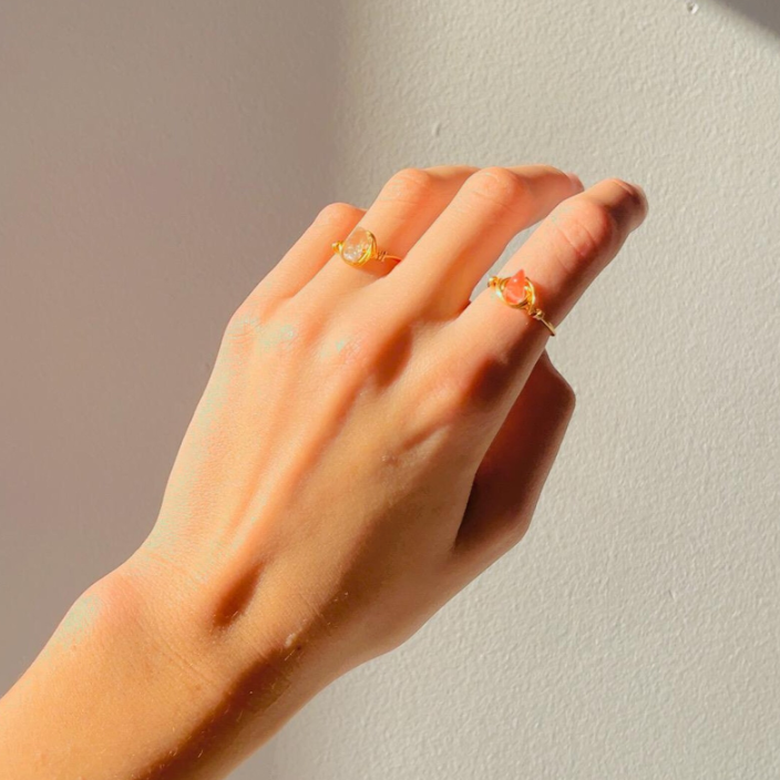 Custom Wire Wrapped Gold Filled Rings Pack of 3