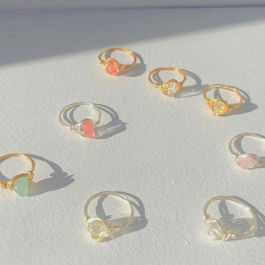 Custom Wire Wrapped Gold Filled Rings Pack of 3